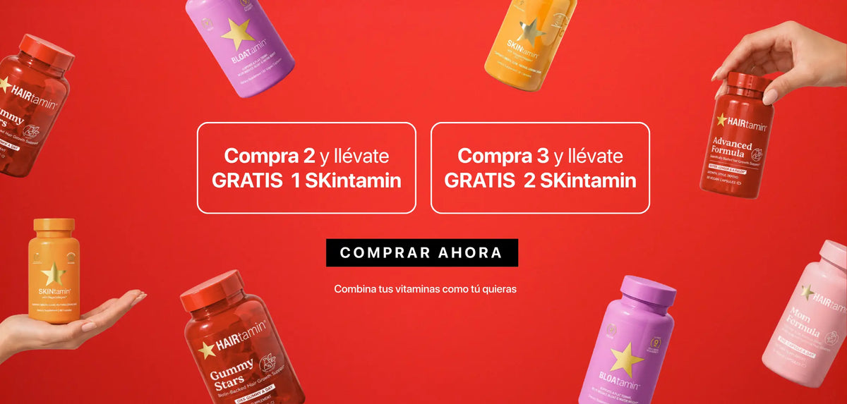 Compra 2 y llévate 1 SKINtamin gratis, compra 3 y llévate 2