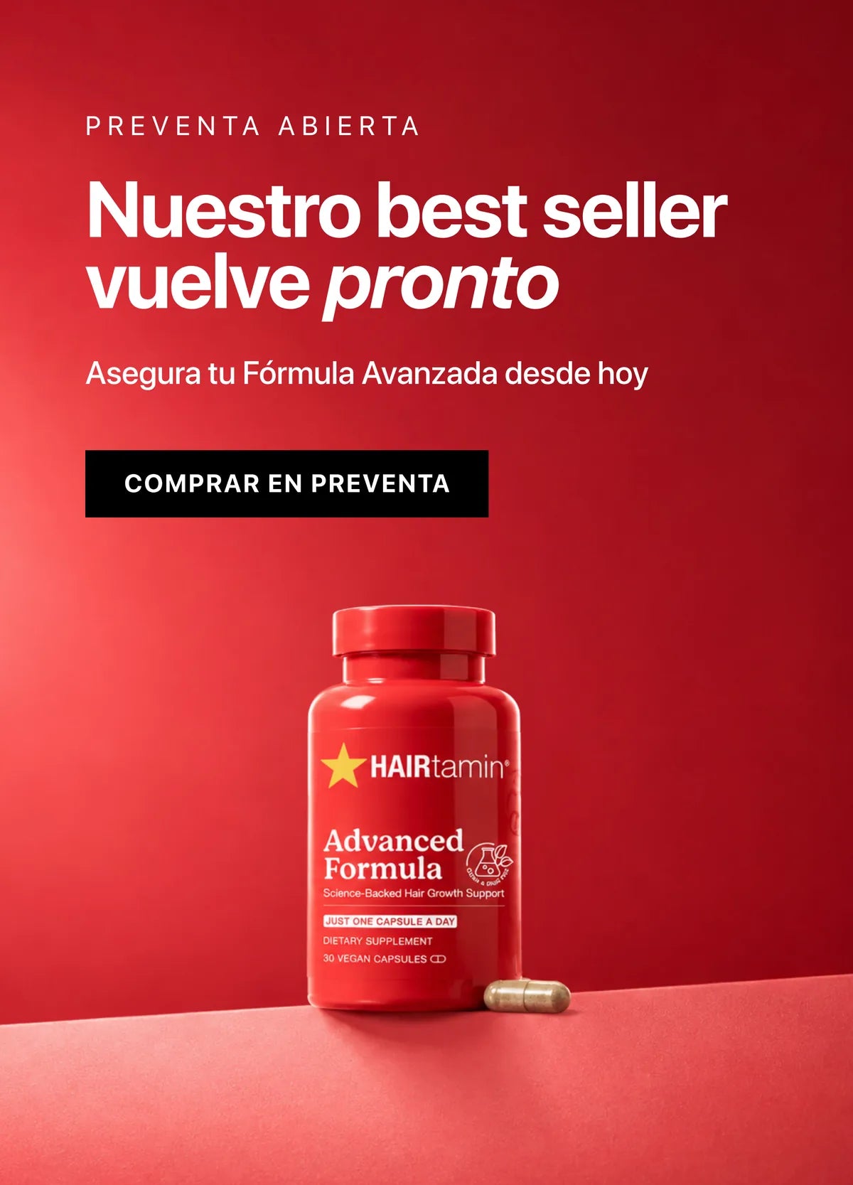 Preventa HAIRtamin Fórmula Avanzada