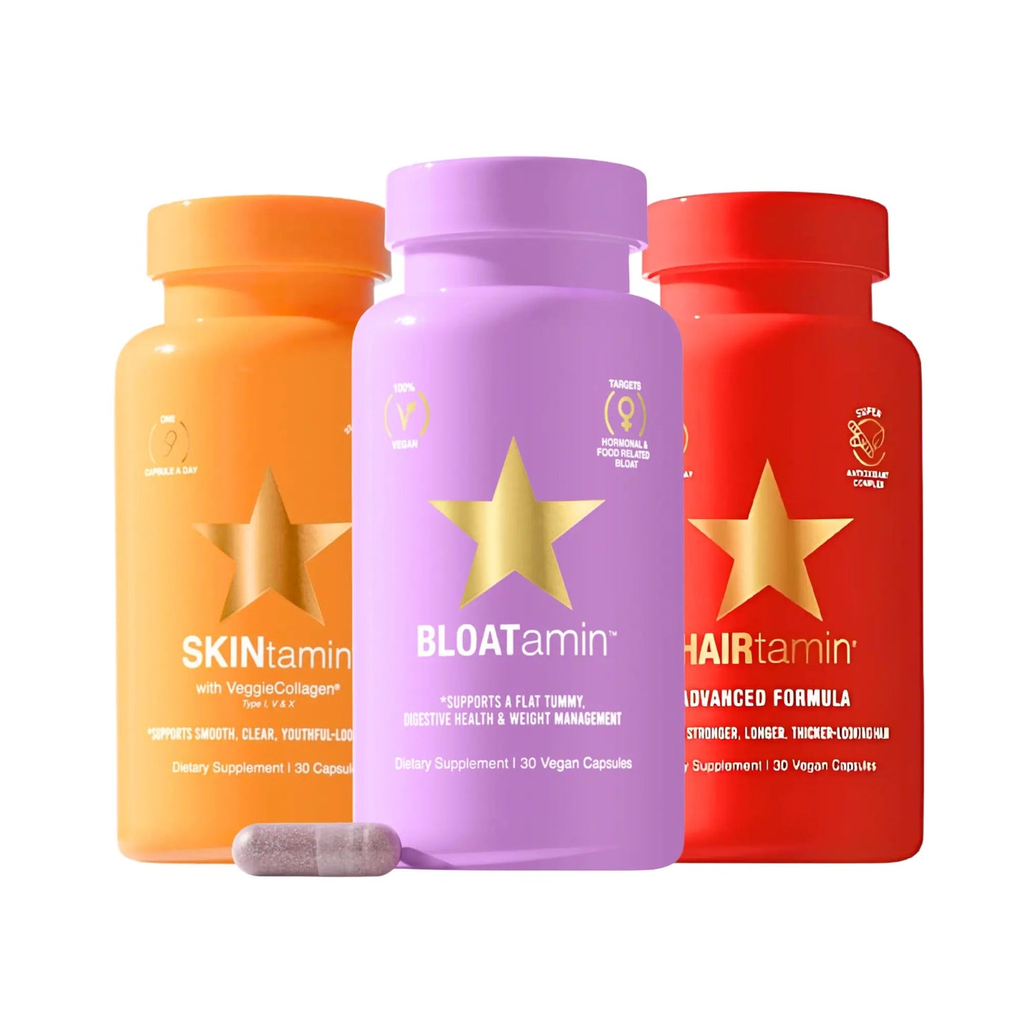 Best Seller Bundle 💃🏻 HAIRtamin + BLOATamin + SKINtamin 30% OFF - Hair Vitamins Mx