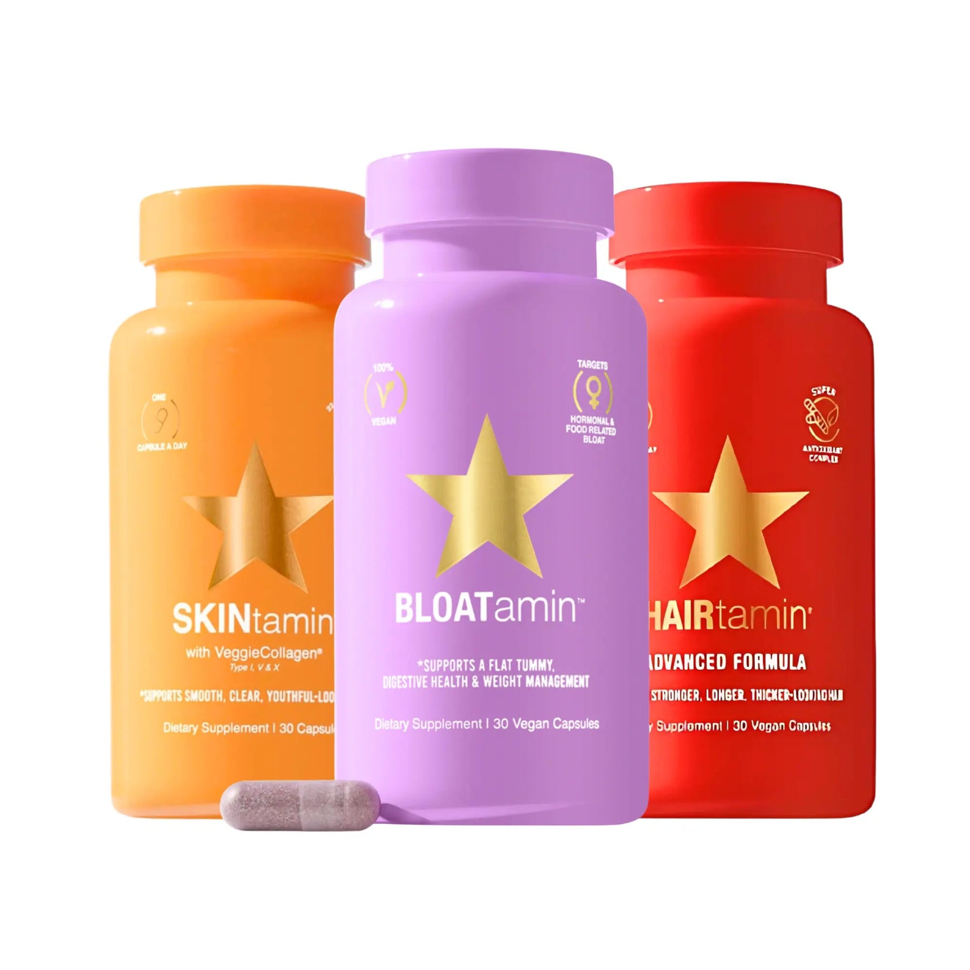 Best Seller Bundle 💃🏻 HAIRtamin + BLOATamin + SKINtamin 30% OFF - Hair Vitamins Mx