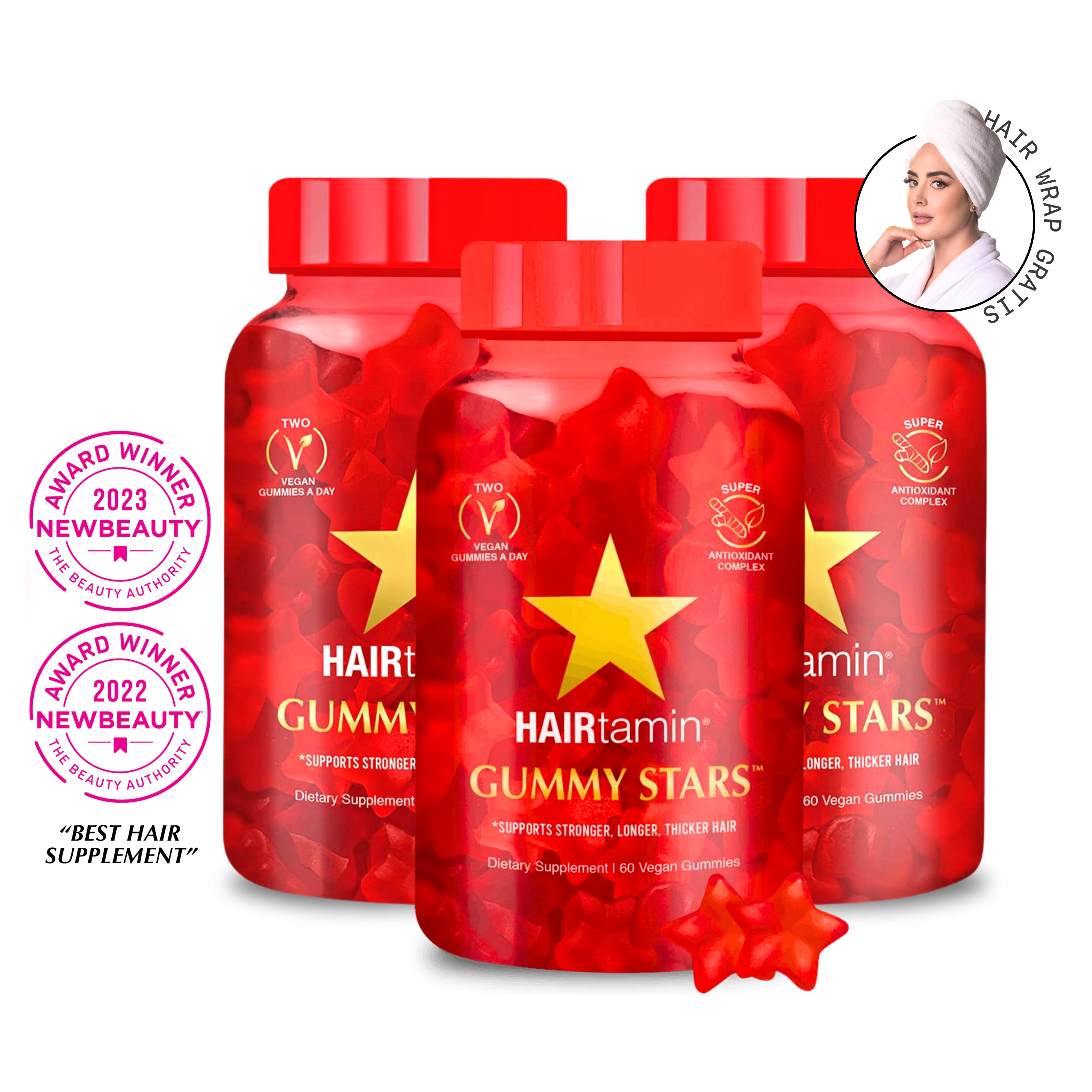 Bundle 🔥 - HAIRtamin Gummy Stars - Hair Vitamins Mx