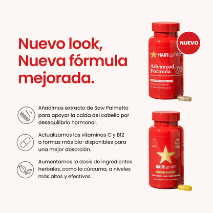 HAIRtamin Fórmula Avanzada - Hair Vitamins Mx