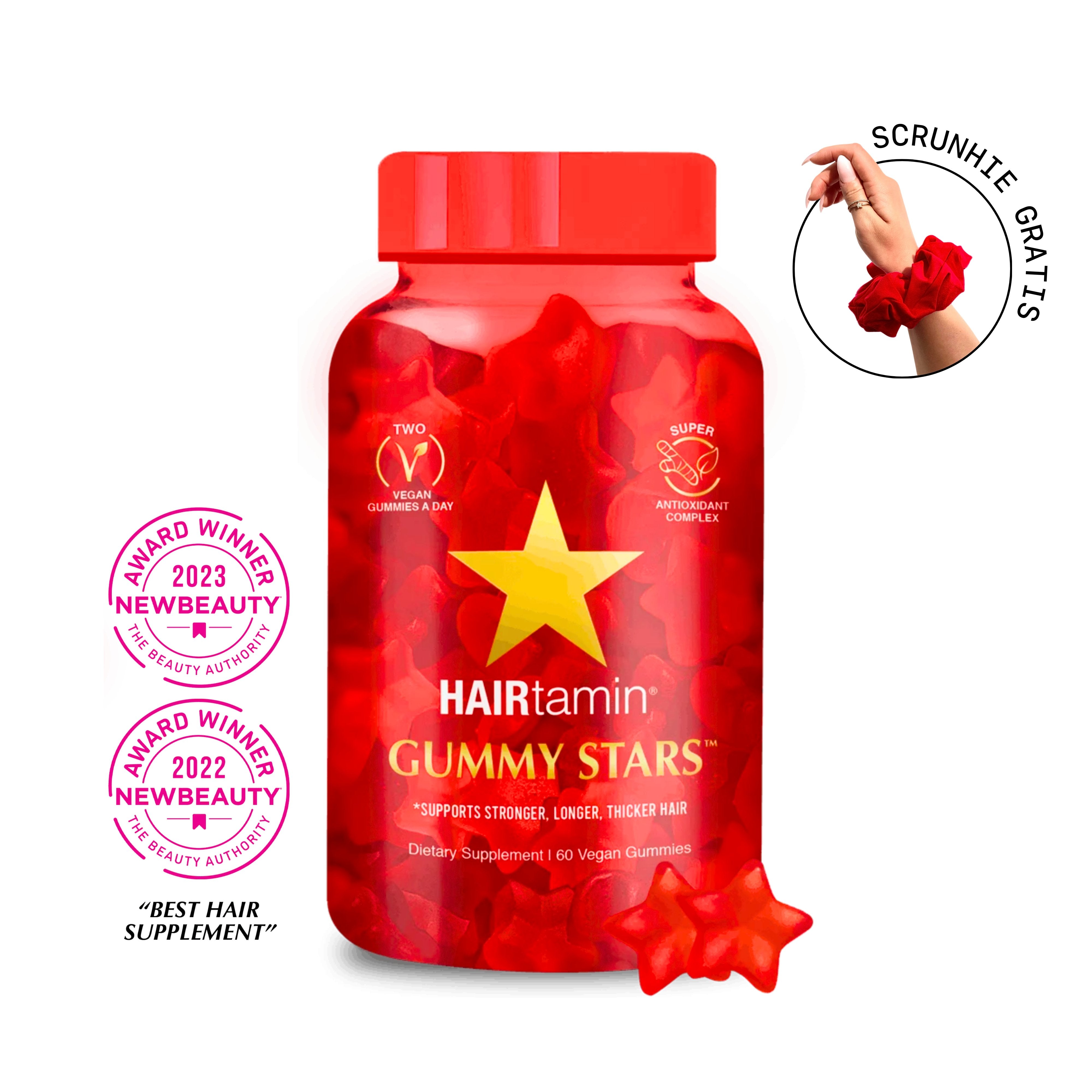 HAIRtamin Gummy Stars - Hair Vitamins Mx