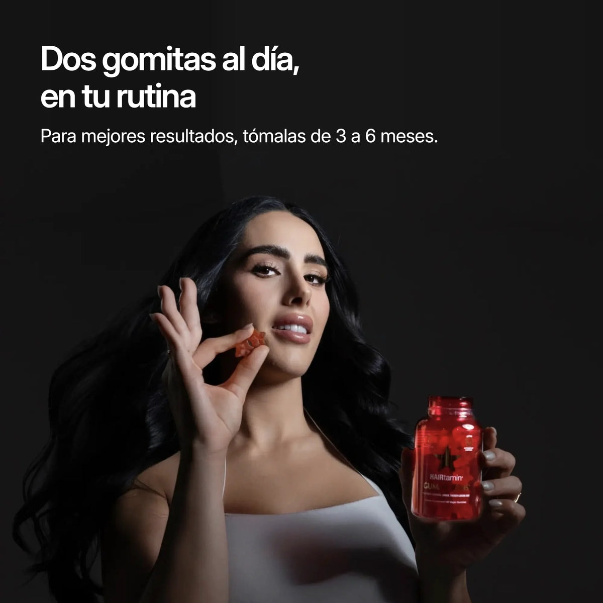 Bundle HAIRtamin Gummy Stars, modo de uso