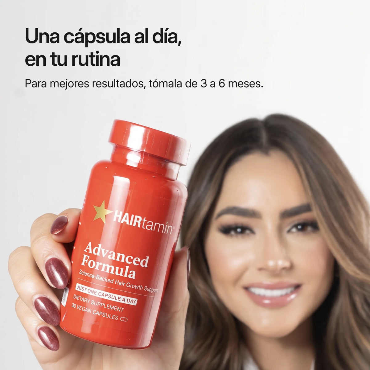 HAIRtamin Fórmula Avanzada, modo de uso