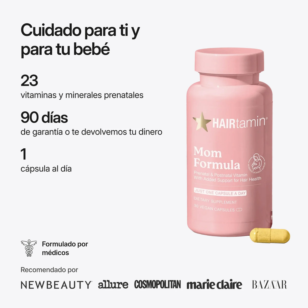 HAIRtamin Mom, beneficios principales