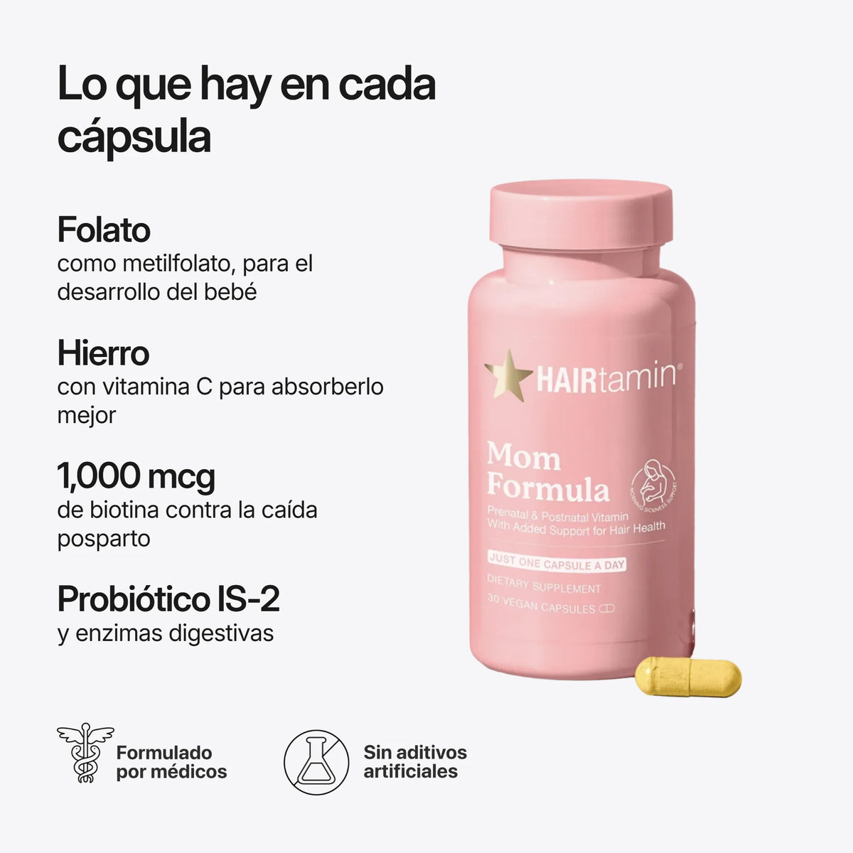 HAIRtamin Mom, ingredientes
