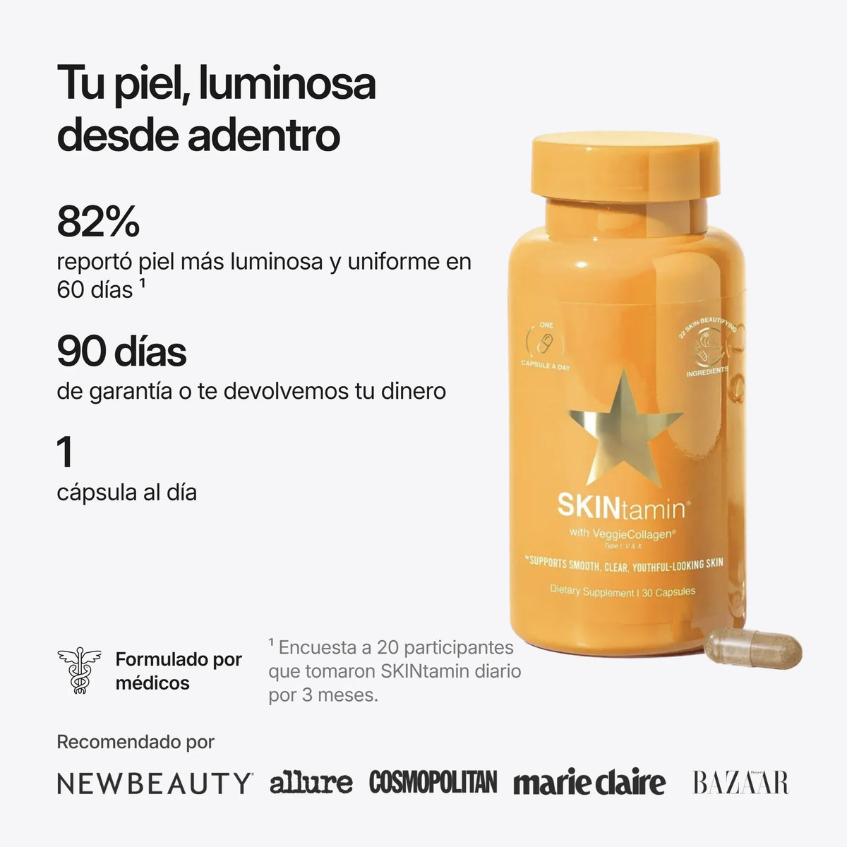 SKINtamin, beneficios principales