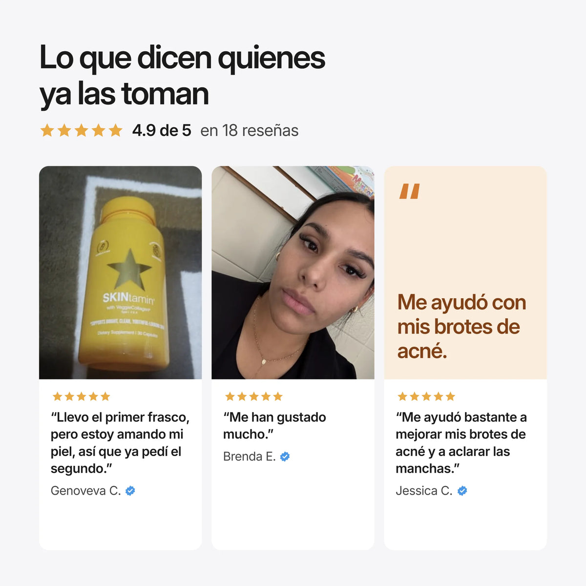 SKINtamin, reseñas de clientas