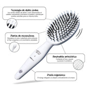 Miracle Brush® x HAIRtamin® - Cepillo Desenredador Especial para Crecimiento Capilar - Hair Vitamins Mx