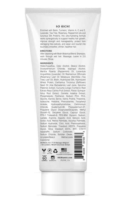 Acondicionador de Biotina HAIRtamin - HairVitamins.mx