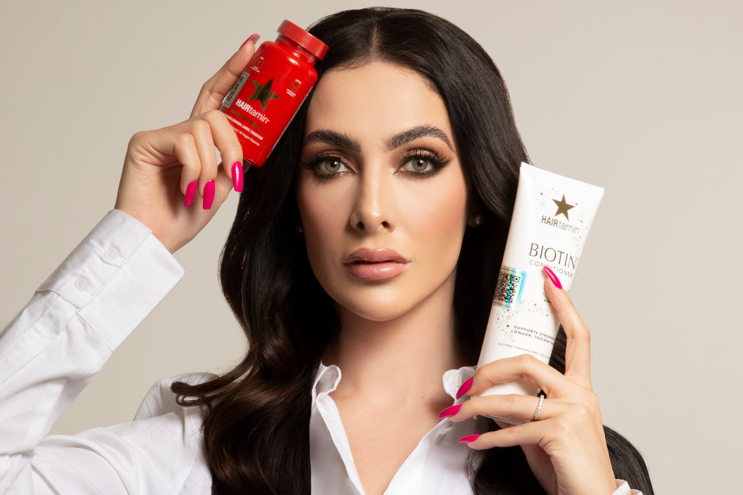 Bundle de Crecimiento 🔥HAIRtamin Fórmula Avanzada + Biotin Shampoo y Acondicionador - HairVitamins.mx