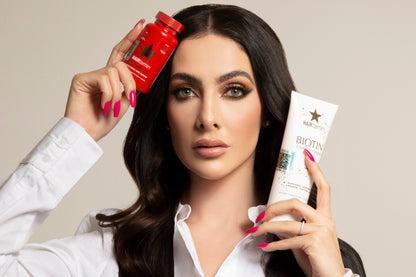 Bundle de Crecimiento 🔥HAIRtamin Fórmula Avanzada + Biotin Shampoo y Acondicionador - HairVitamins.mx