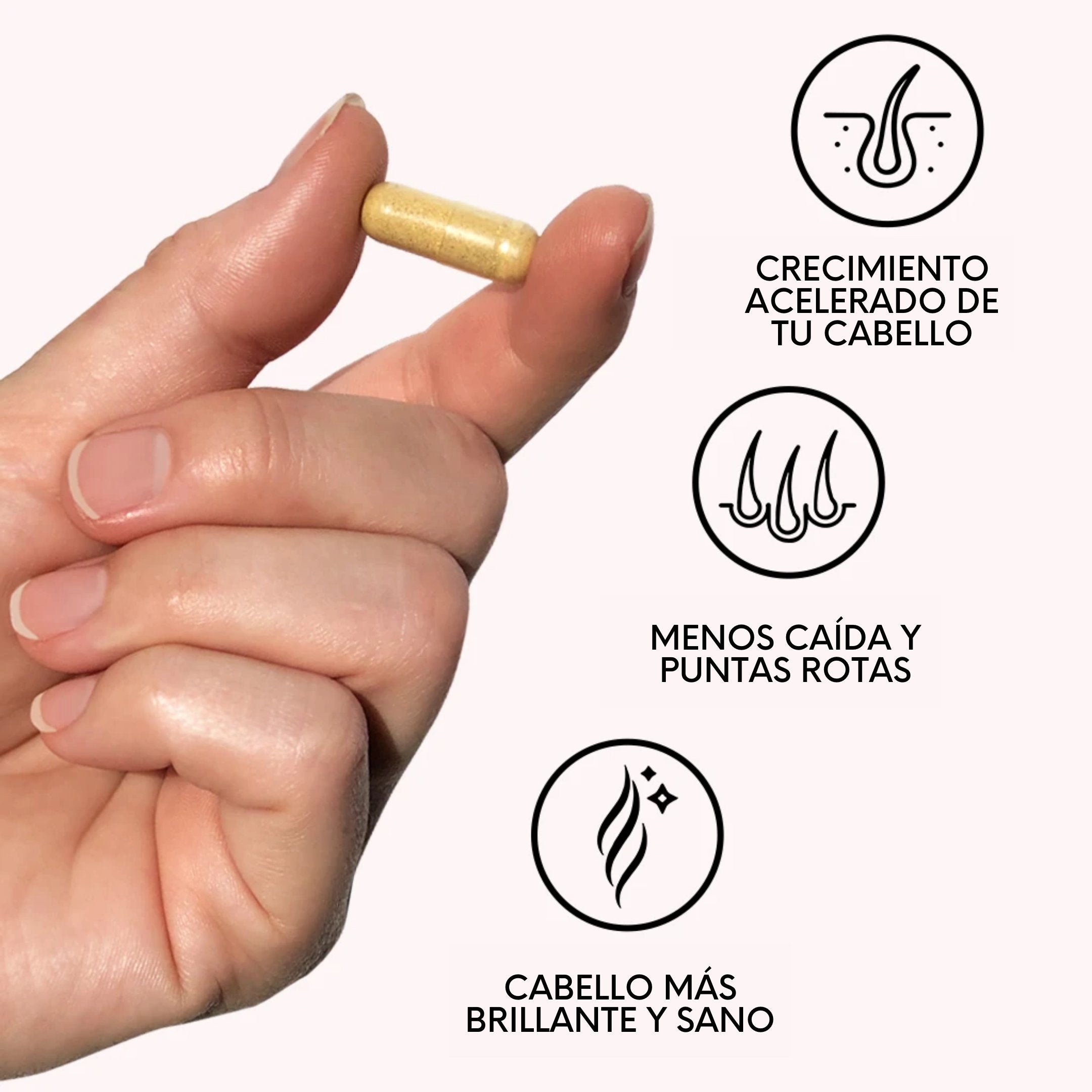 Bundle Hair Goals 🔥 HAIRtamin Fórmula Avanzada + Scalp Serum + Biotin Shampoo y Acondicionador - HairVitamins.mx