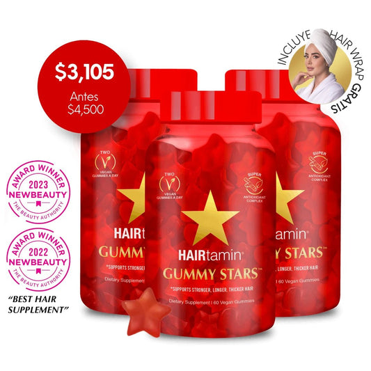 Bundle 🔥 - HAIRtamin Gummy Stars - Hair Vitamins Mx