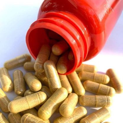 Suplemento capilar con biotina y cúrcuma para mujeres
