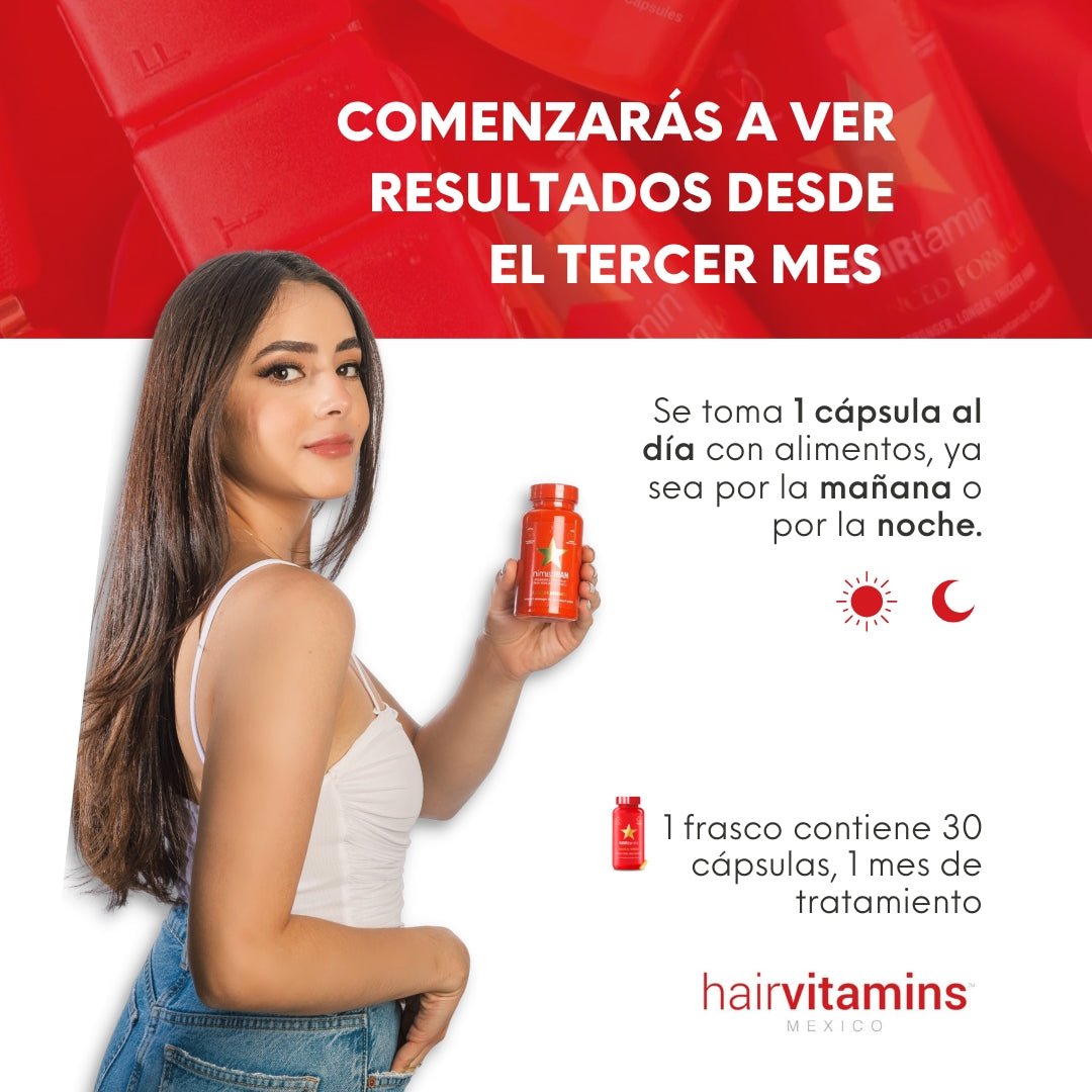 HAIRtamin Fórmula Avanzada - Hair Vitamins Mx