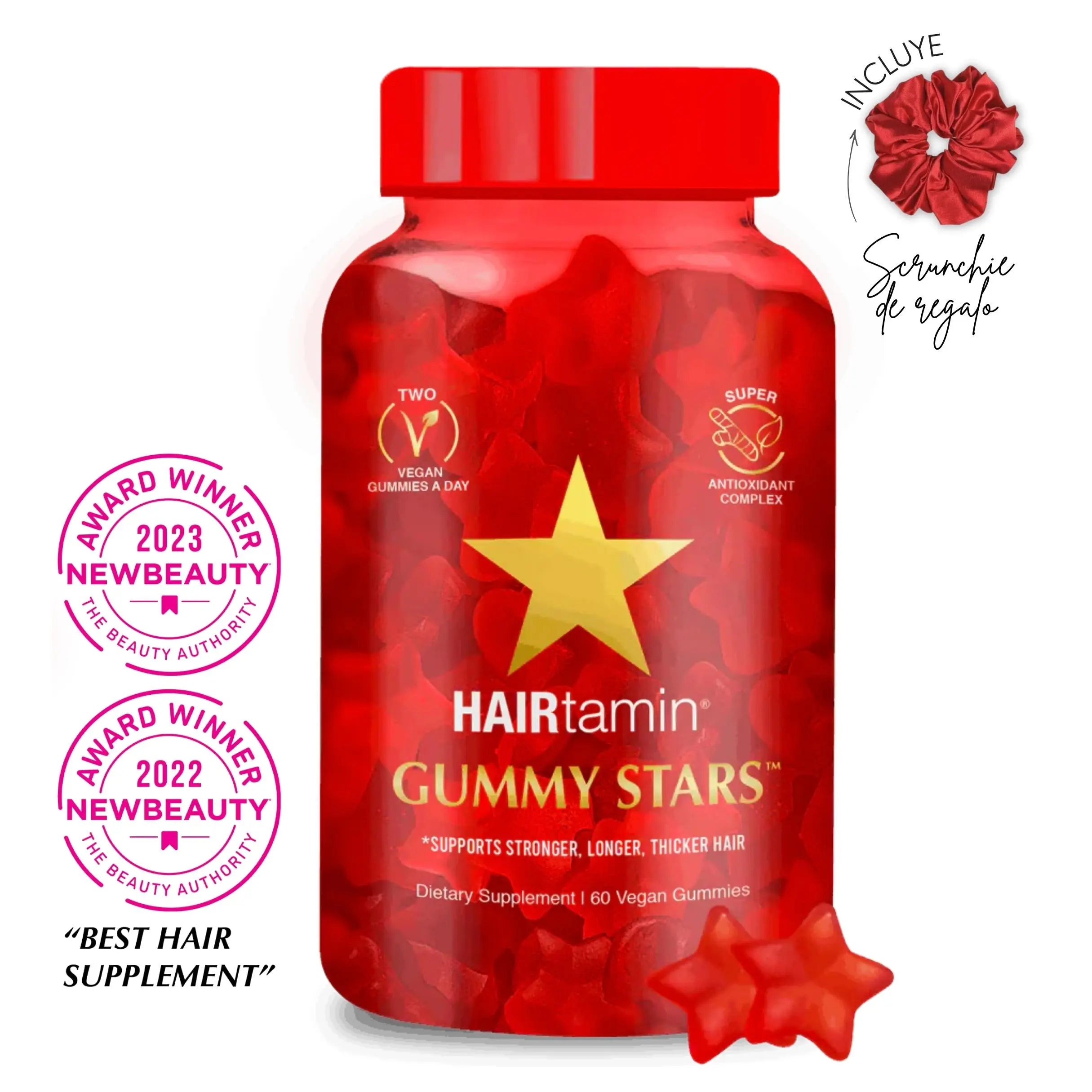 HAIRtamin Gummy Stars - Hair Vitamins Mx