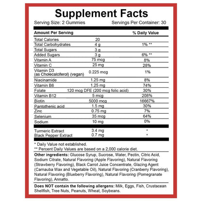 HAIRtamin Gummy Stars - HairVitamins.mx