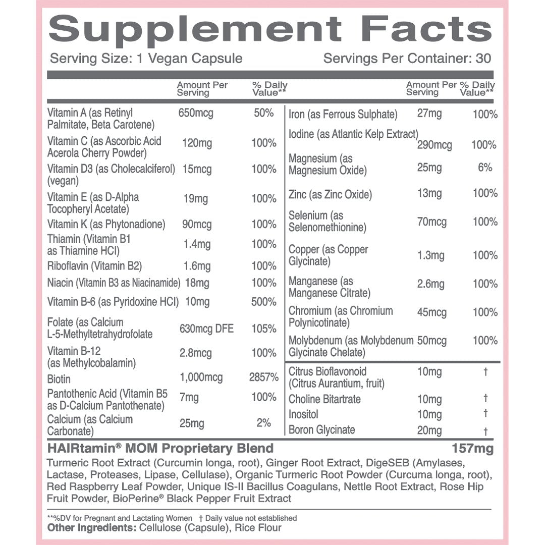HAIRtamin Mom - HairVitamins.mx